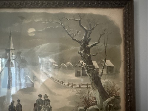 Vintage Holzrahmen Joseph Hoover & Sohn Philadelphia Copyright 1887 Kirche Wisc - Bild 8 von 14