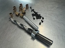 Quadrajet Primary Bushing Kit  Custom Self Guiding Drill Bit, Bushings, Screws. 