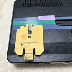 SHARP Twin Famicom Console System AN-505BK Black [Maintained Belt Replaced]