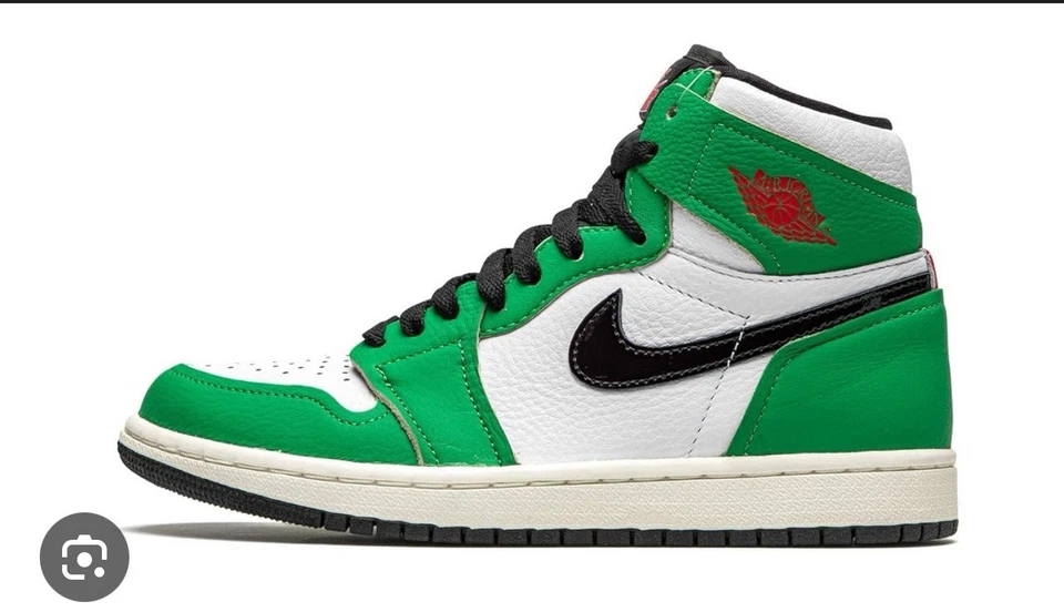Size 11W / 9.5M - Air Jordan 1 Retro OG High Lucky Green - Brand New - Image 2 of 4