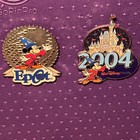 Disney WDW 2004 Sorcerer Mickey Cinderella's Castle Magic Kingdom & Epcot Pins — photo 6