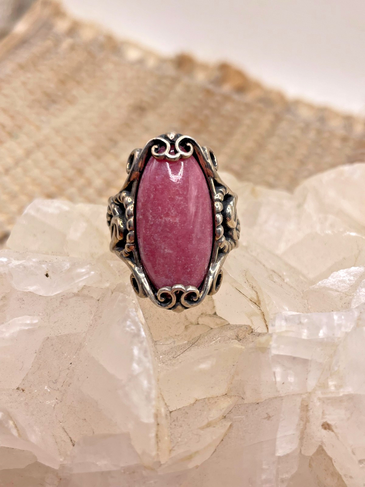 Romantic Gothic Sterling Silver Scrollwork Ring •… - image 3