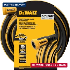 DEWALT Professional Grade Heavy Duty Garden Hose 50 Feet x 5/8 Inch