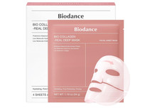 BIODANCE Bio-Collagen Real Deep Mask, Hydrating Overnight Hydrogel Mask x4