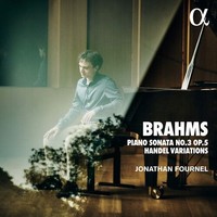 Audio Cd - Brahms / Fournel - Piano Sonata 3 5 - Alpha Classics -D- Neu