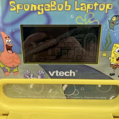 SpongeBob SquarePants Vtech Laptop 15 Activity Educational 2008 Tested Works - Picture 4 of 6