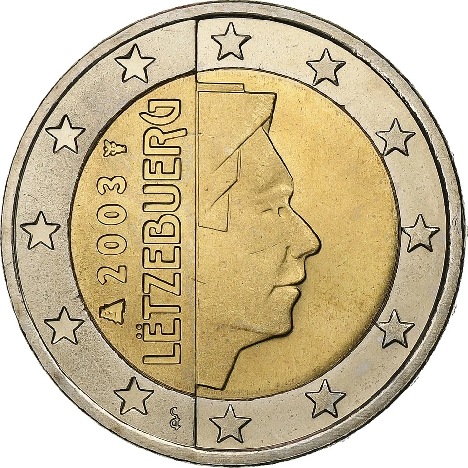 Luxembourg, 2 Euro, 2003, Utrecht, Bimétallique, SPL - Photo 1/2