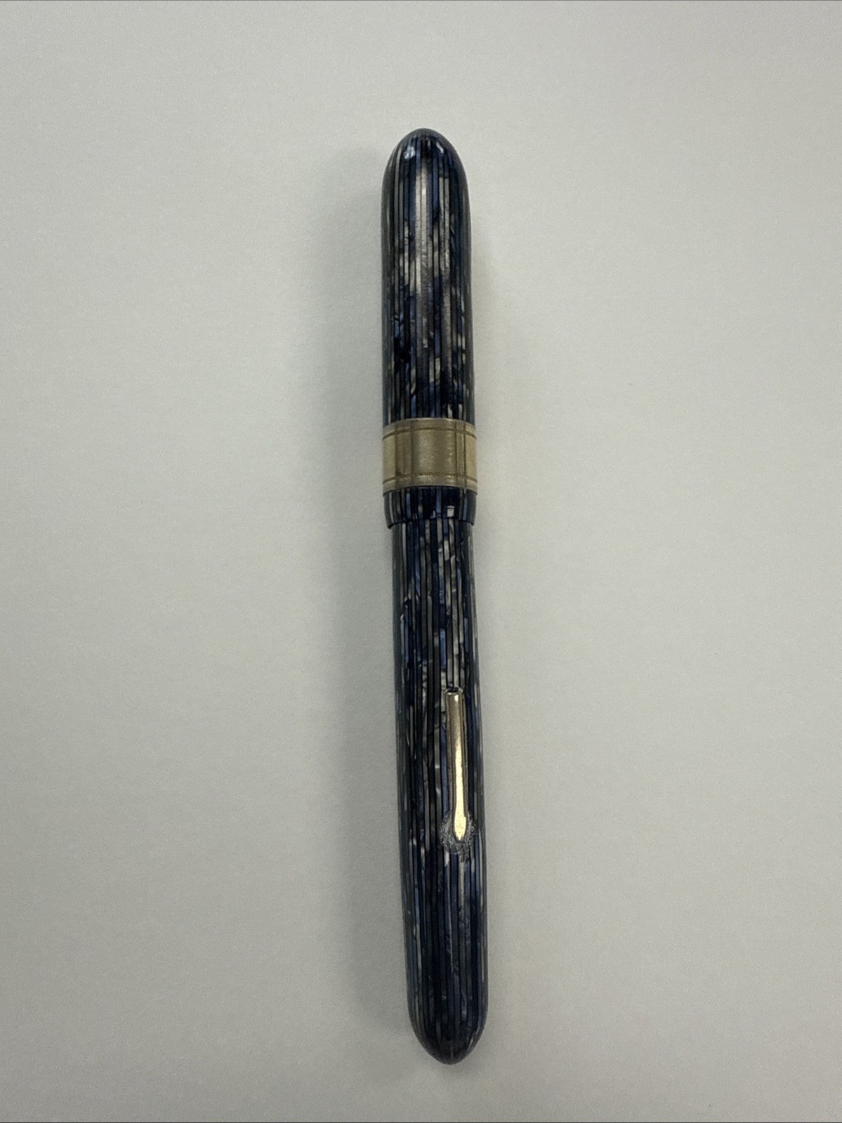 Vintage Opalescent Blue Conklin Fountain Pen