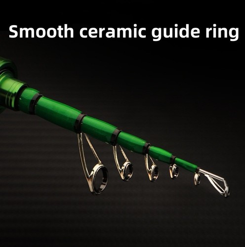 Canna da Pesca Telescopica Fibra di Carbonio Ultraleggera Spinning Casting Esca Palo Viaggio - Foto 20 di 55