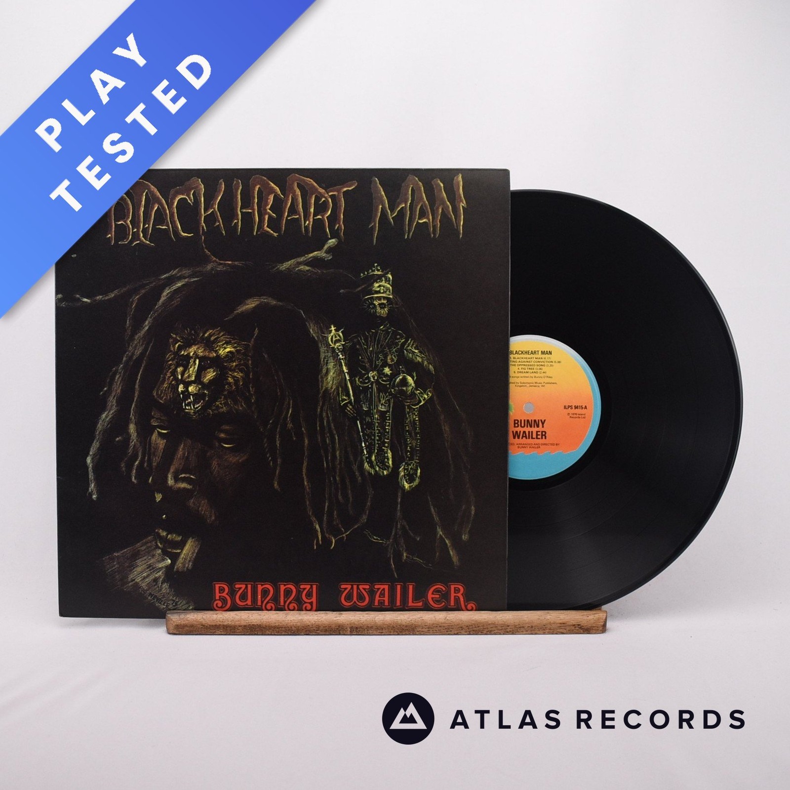 Bunny Wailer Blackheart Man A1 B2 First Uk Press LP Album Vinyl Record - EX/EX