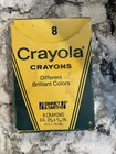 8 Pack CRAYOLA CRAYONS Vintage 1985 Binney & Smith USA Brilliant Colors USED — photo 3