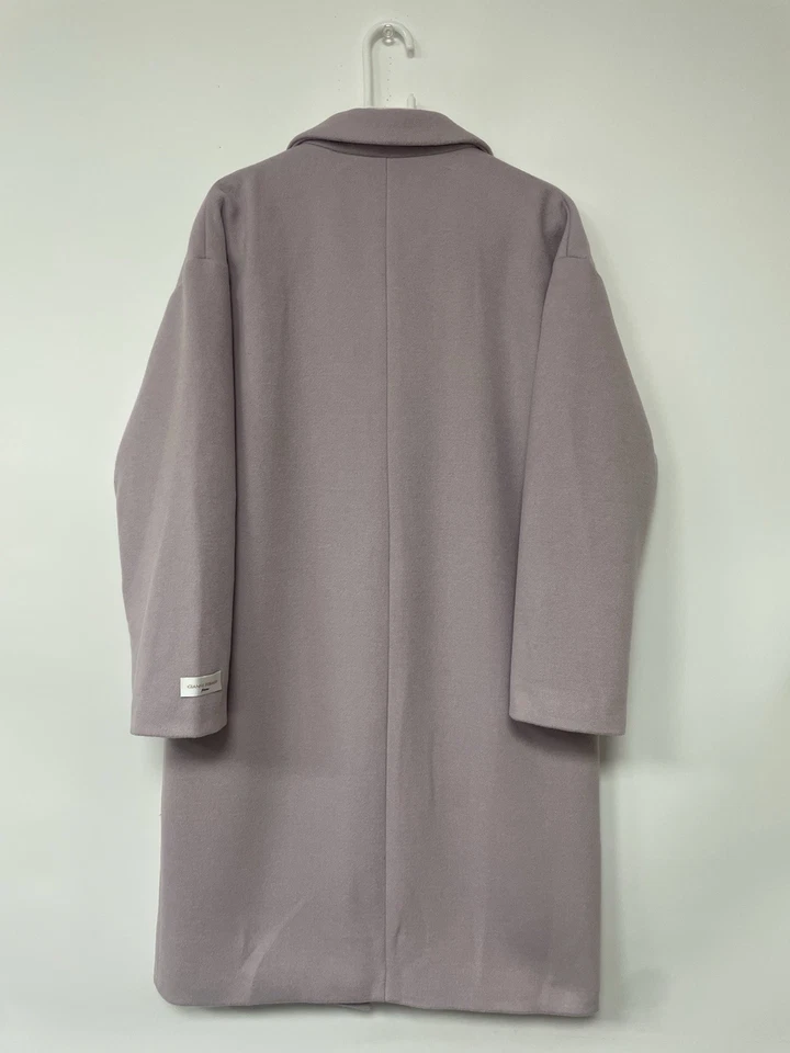 Gianni Feraud Femme Women's Olive Coat Mid Length Lilac Size Small Item 490593 - Image 4 of 4