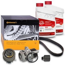 CONTINENTAL ZAHNRIEMENSATZ +WASSERPUMPE FÜR VW EOS 1F 2.0 TDI BMM