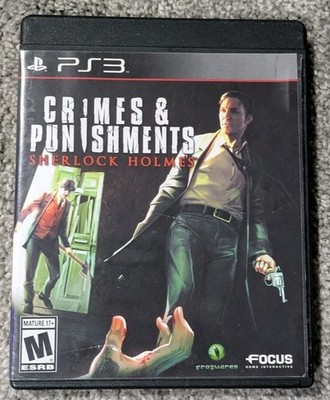 Sherlock Holmes Crimes & Punishments PS3 NTSC-U/C BlackLabel CIB Tested BLUS3141