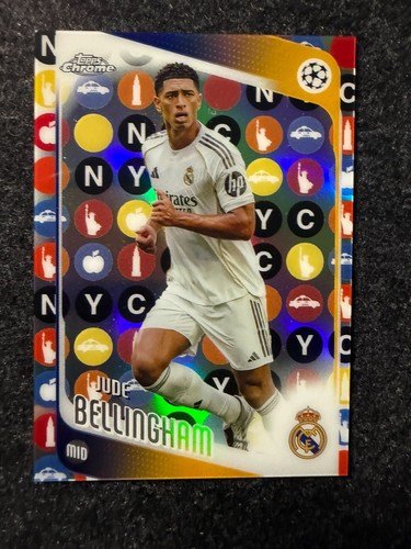 JUDE BELLINGHAM 2025-26 Topps Chrome UCC Fanatics Fest Big Apple Refractor