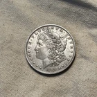 1889-O $1 Morgan Silver Dollar - Luster - AU Semi Key Date