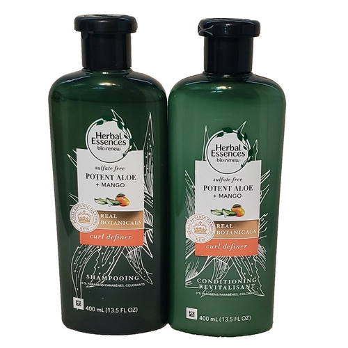 Lot 2 Herbal Essences BioRenew MANGO ALOE SHAMPOO CONDITIONER Curl