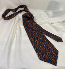Korean Air Formal Dress Tie 100 Silk Nice Design Dark Colors