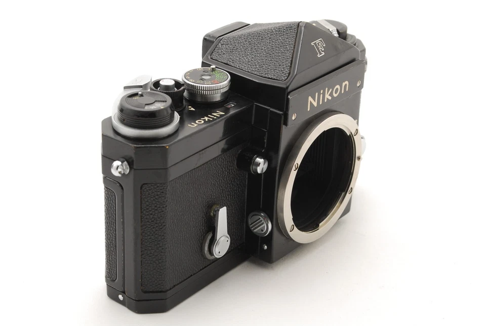 【Excelente+5】 Cuerpo de cámara fotográfica Nikon F nivel de ojo negro 35 mm SLR de Japón Foto 3 de 4