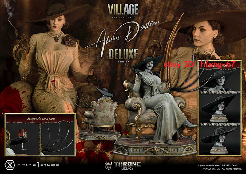 IN STOCK Prime 1 Studio Throne Legacy TLCRE-01DX Alcina Dimitrescu