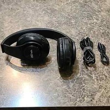 EG Tech EG52 Wireless Bluetooth On-Ear Headphones Black