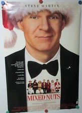 Vintage Steve Martin Mixed Nuts Movie Poster Double Sided Window 40x27 