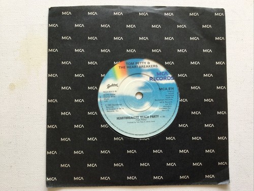 Tom Petty & The Heartbreakers: Change Of Heart Rare Ex/Ex 7” Single Free UK Post - Picture 3 of 4