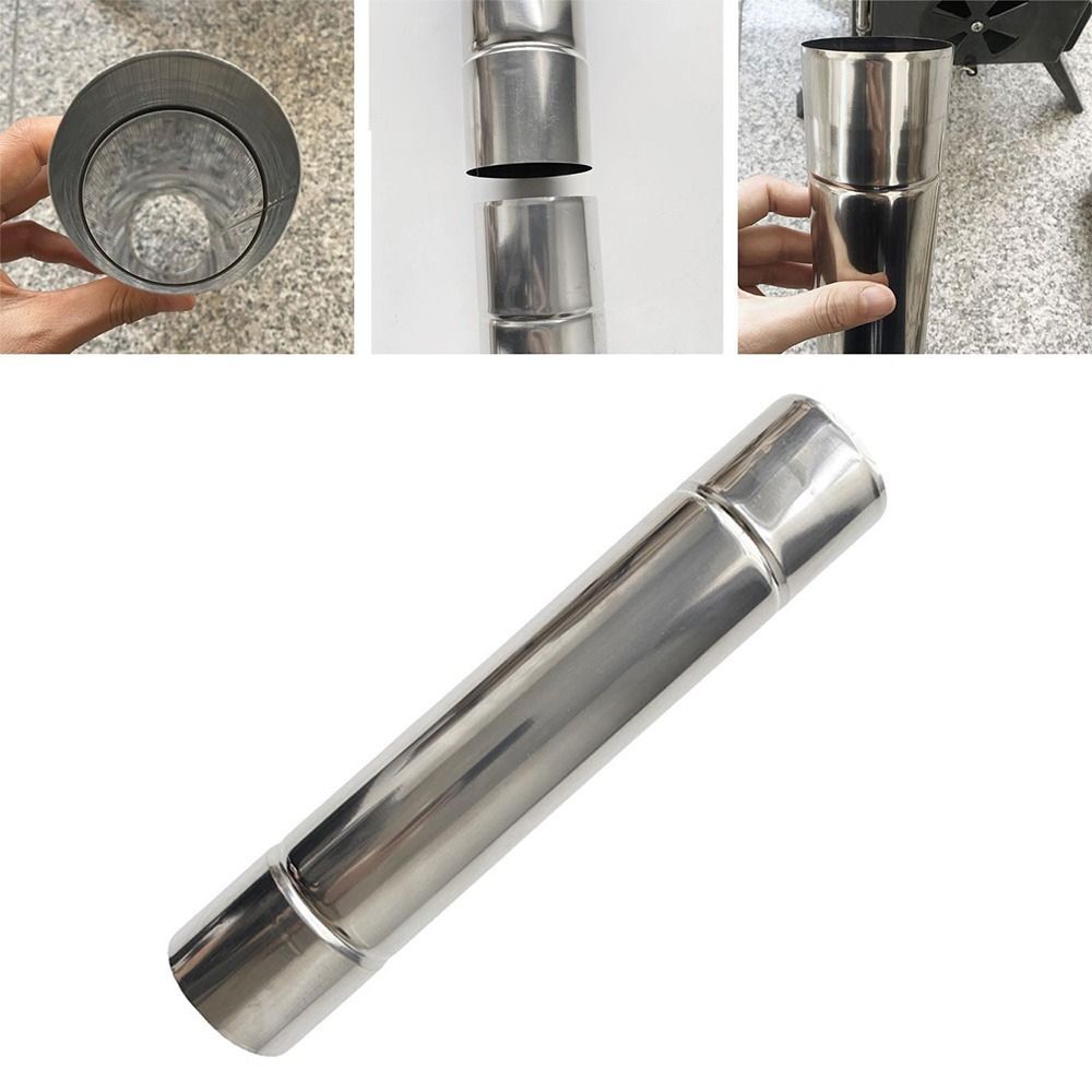 Tent Wood Stove Stainless steel Extension Tube Stove Pipe Chimney Flue