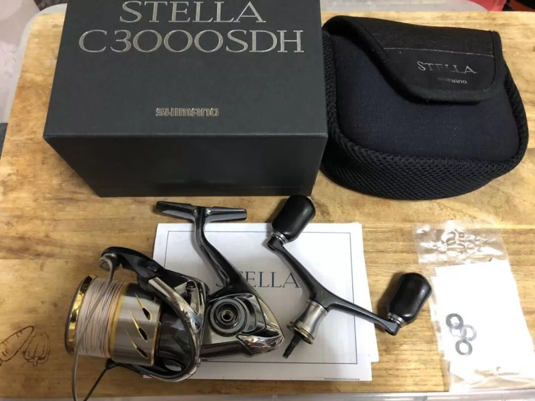 SHIMANO 14 STELLA C3000SDH Spinning Reel Used with Box F/S | eBay