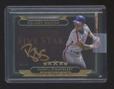 2020 TOPPS FIVE STAR DARRYL STRAWBERRY AUTO GOLDEN GRAPHS 12/20 RARE AUTOGRAPH !