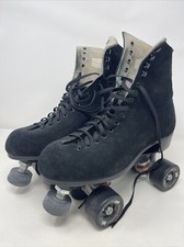 Riedell Quad FS135 Skate Boot Only Black Size 7 Width D New Without Box