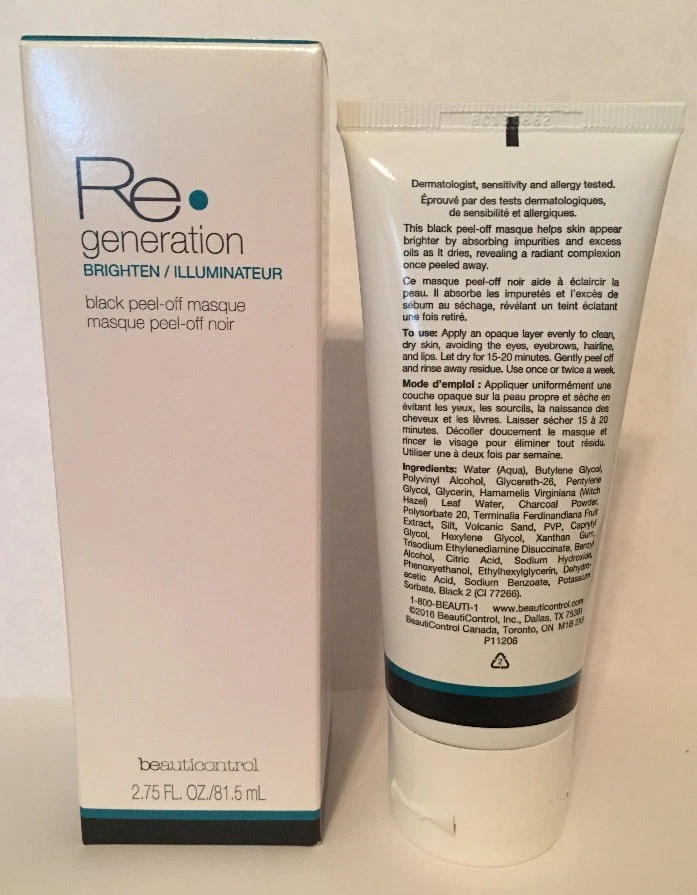Beauticontrol Regeneration Brighten Black Peel-Off Masque 2.75 Floz Discontinued - Image 2 of 4