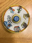 VINTAGE OHIO ART METAL TIN TOY SPINNING CIRCUS ANIMALS TOP No. 304B177