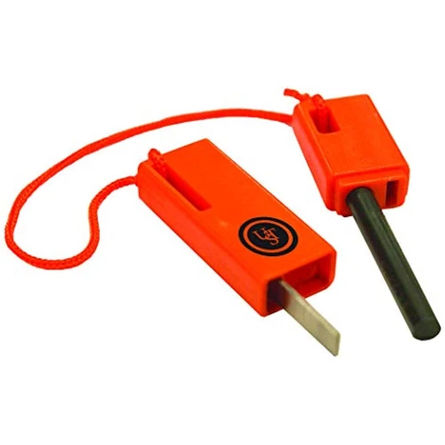 ust SparkForce Fire Starter with Durable Construction and Lanyard for Camping,