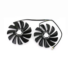 XT Graphics Card Cooling Fans Radiator Cooler Pair For XFX RX 5600XT 6GB RX5500
