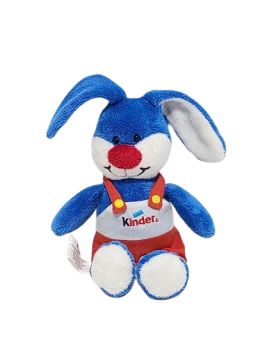 KINDER SURPRISE Blue Bunny Rabbit 9” Plush Easter Candy Chocolate