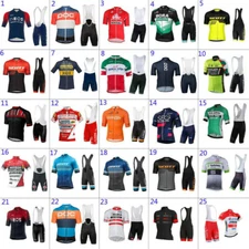 Mens Cycling Jersey And Bib Short Set Cycling Jersey Short Sleeve Cycling Shorts