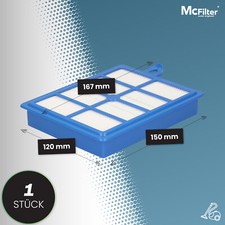 Philips 8000 Series Filter HEPA-Filter Inkl. Schwamm Für Philips PowerPro Staubsauger FC8769/19, FC8769/91, FC8770/91 Philips Hu4814 Filter