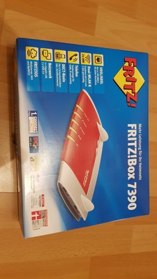 Fritzbox 7390 Mit Wlan Verstarker Ebay