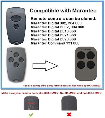 Remote Control Duplicator Compatible, Why Is My Marantec Garage Door Opener Light Blinking