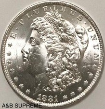 1881 O Morgan Dollar From OBW Estate Roll Choice-Gem Bu Uncirculated 90% Silver