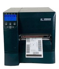 Zebra ZM600 6" Thermal Transfer Label Printer Ethernet USB Serial Parallel