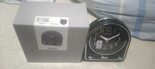 Seiko Black Alarm Clock with Melody 18 Melodies QHP003K
