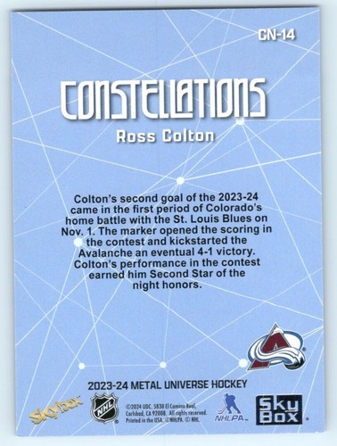 2023-24 SKYBOX METAL UNIVERSE HOCKEY INSERT CARDS - U PICK - BUY 3, GET 2 FREE! - Bild 44 von 52