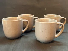 Set Of 4 Project 62 Stoneware Mugs Gray Speckled Finish Microwave & Dishwasher S