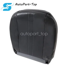 Driver Bottom Leather Seat Cover Dark Gray For 2003-2016 GMC C Series Topkick