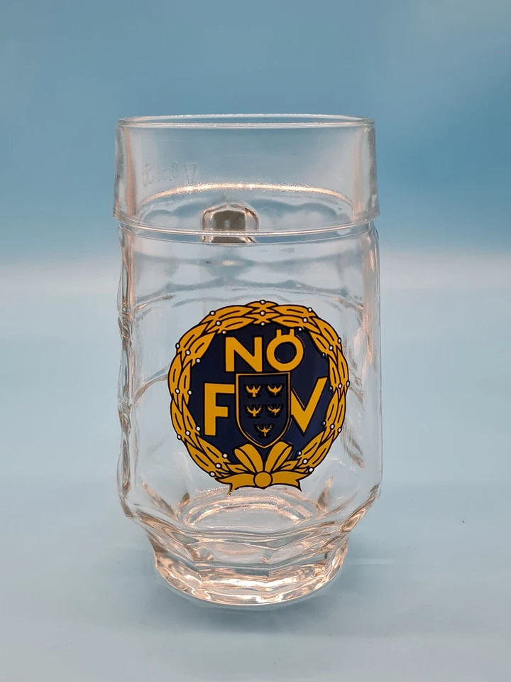 Niederösterreichischer Fußball NÖ FV Bierkrug Bier Glas 0,5l - Bild 1 von 1