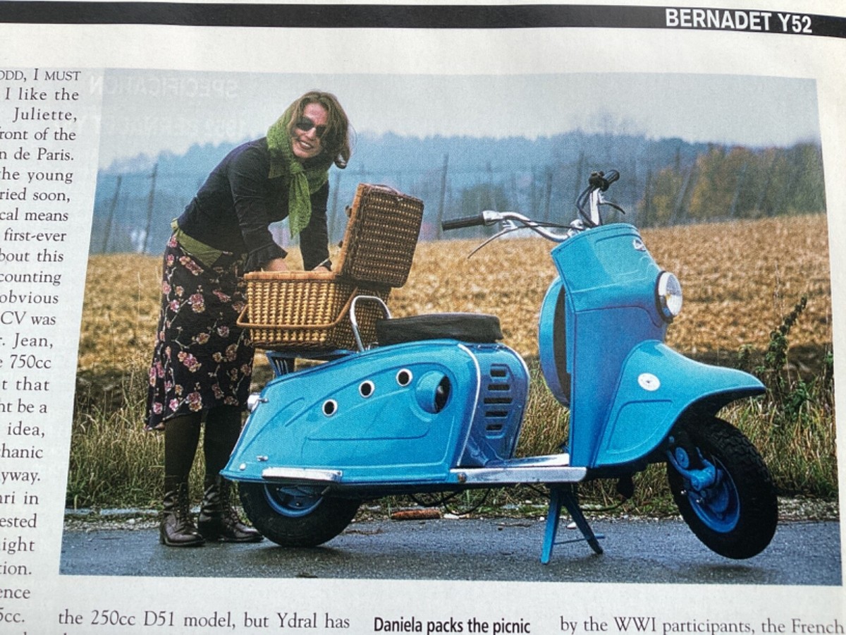BERNADETTE Y52 FRENCH SCOOTER GERMAN MAICO MOBIL SCOOTER