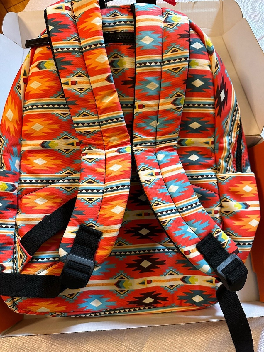 9389 Backpack Purse Western Aztec Backpack Purse Lightweight Casual Daypack Montana West x Wrangler Aztec Baby Bag Backpack for Women  main image 4
