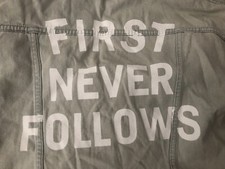 Washed Denim Jacket First Never Follows Sarah Ashcroft Jacket